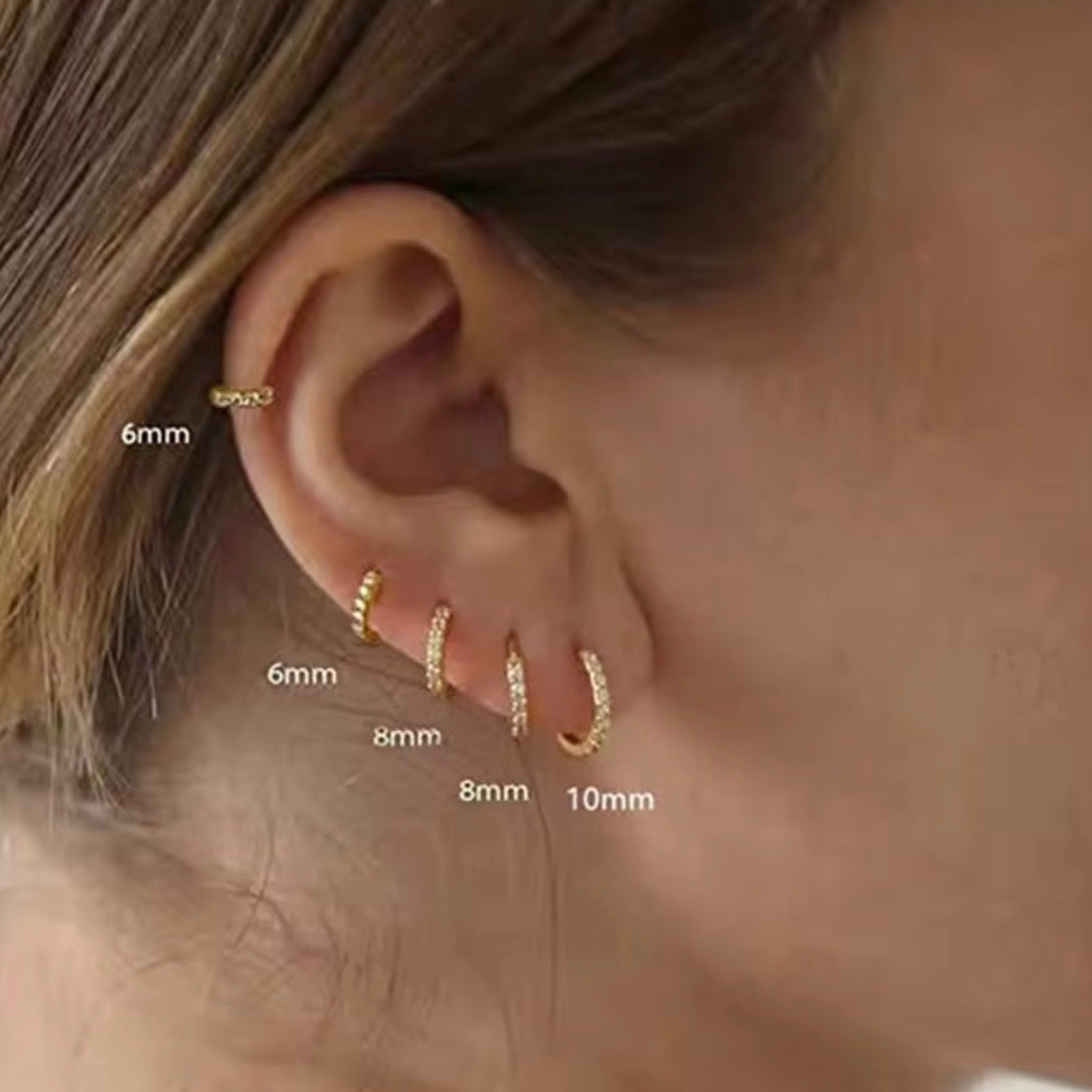 HAYLEY DIAMOND HUGGIES