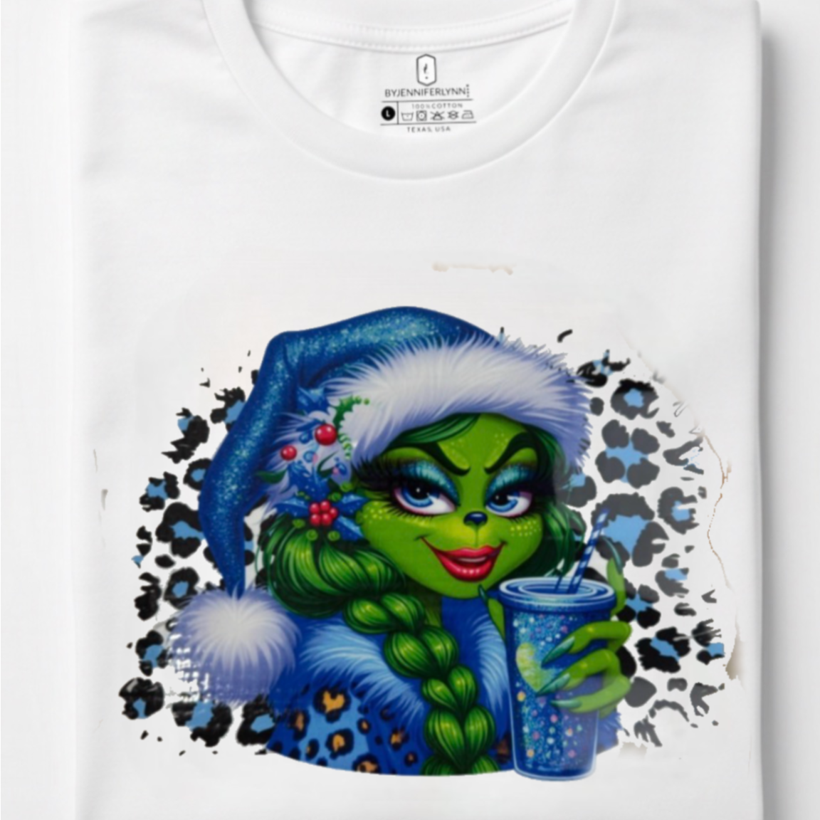 FROSTED BLUE GRINCHETTE
