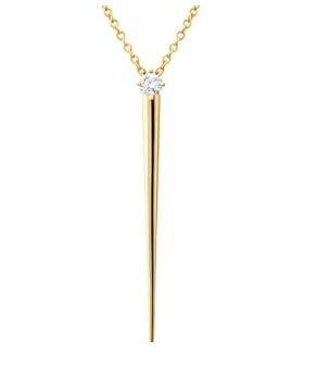 BROOKE DIAMOND NEEDLE NECKLACE