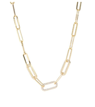 EVIE DIAMOND LINK NECKLACE