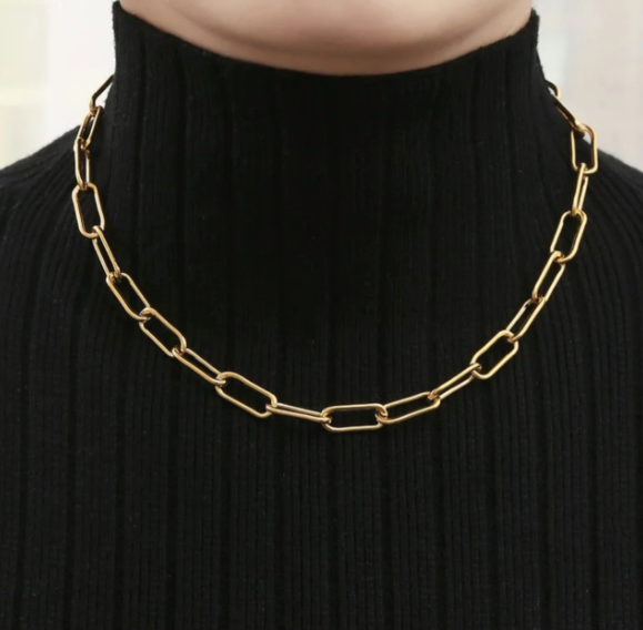 LULA PAPERCLIP NECKLACE