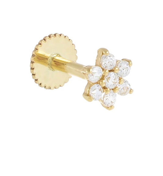 24K DIAMOND FLOWER