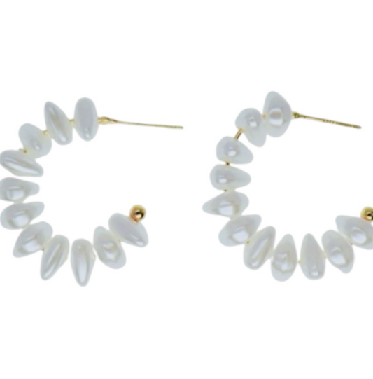 BRITTANY PEARL HOOP