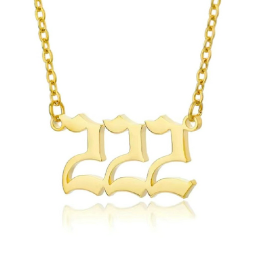 222 ANGEL NUMBER NECKLACE