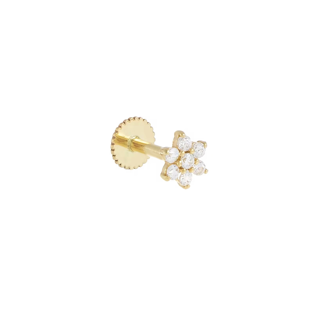 JL COLLECTION 24K DIAMOND FLOWER