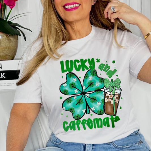 "LUCKY AND CAFFINATED"