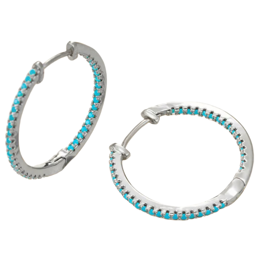SEDONA TURQUOISE HOOP