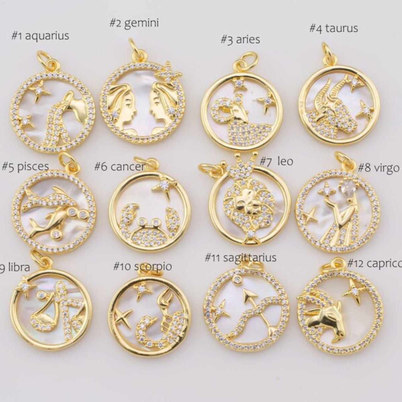 CELESTIAL ZODIAC MEDALLION