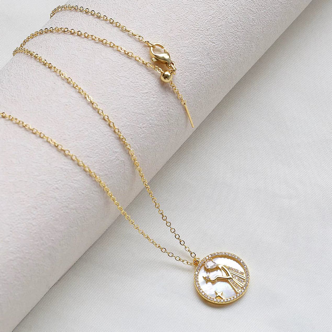 CELESTIAL ZODIAC MEDALLION