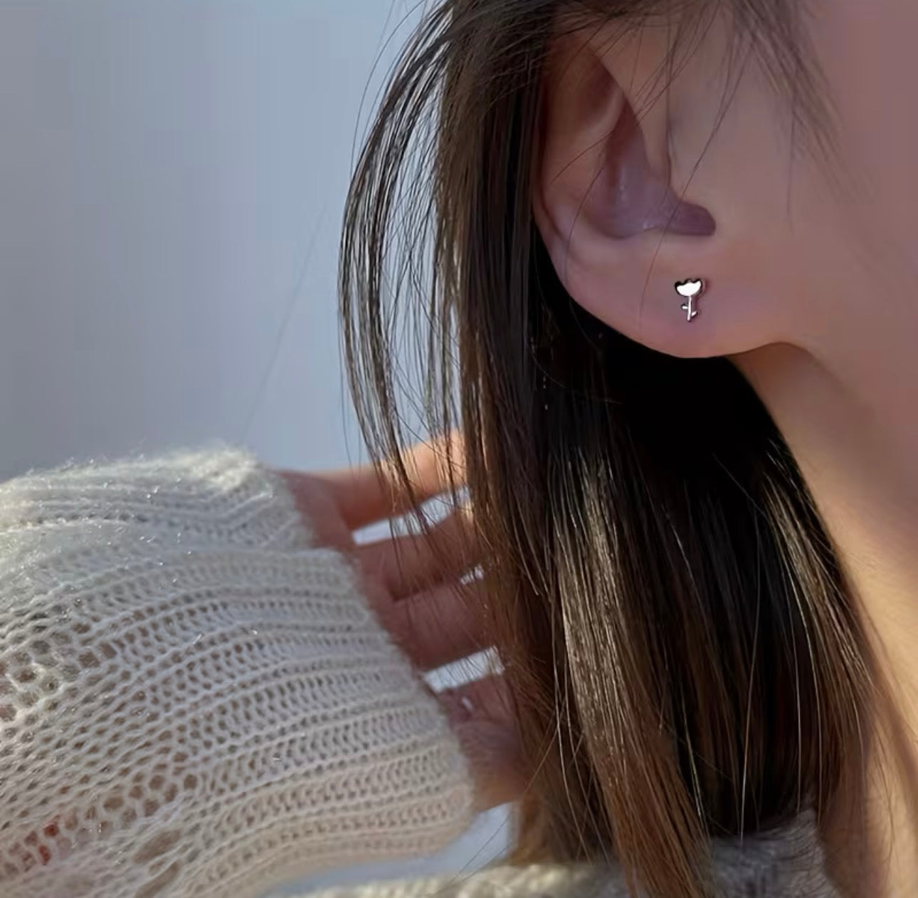 MICRO FLOWER STUD