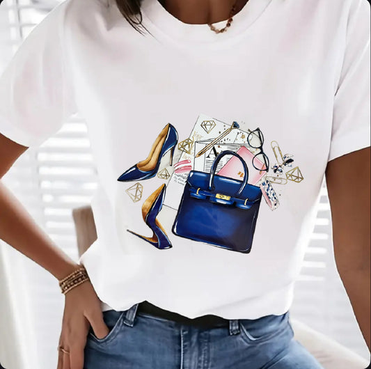 "EVERYTHING & THE BURKIN  GLAM TEE"