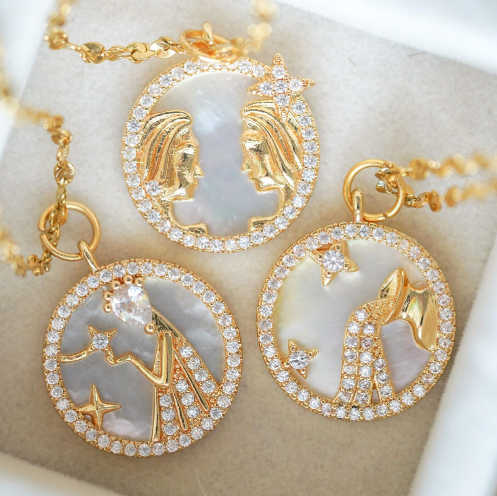 CELESTIAL ZODIAC MEDALLION