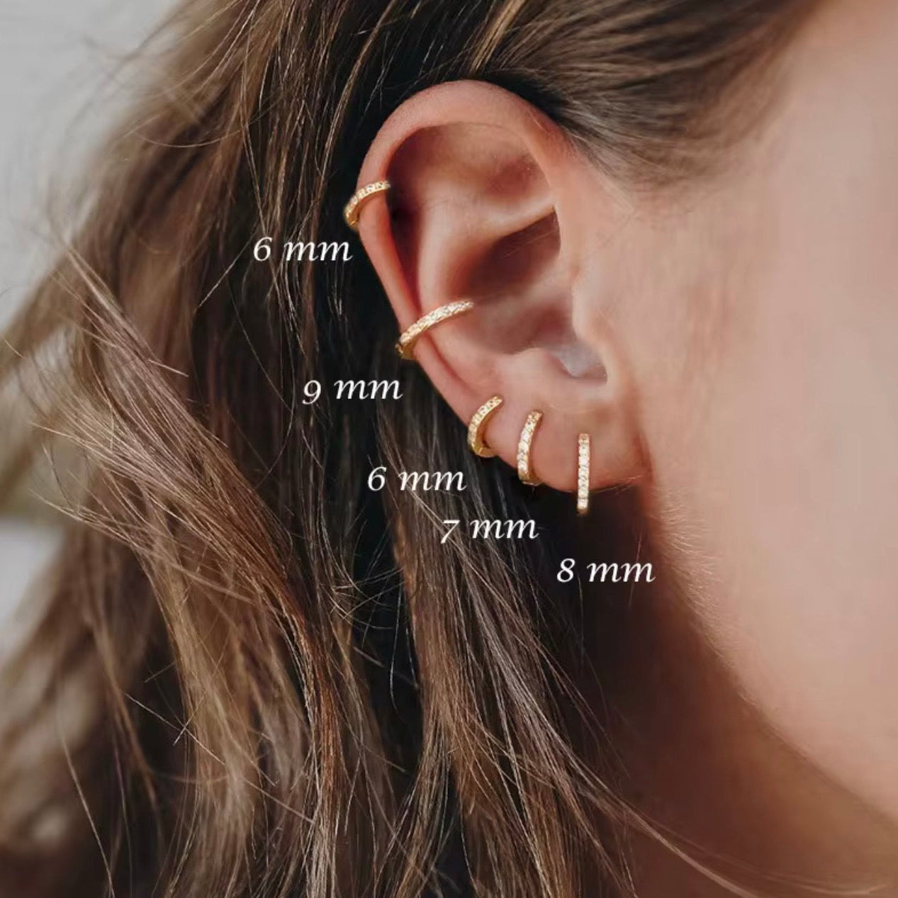 HAYLEY DIAMOND HUGGIES