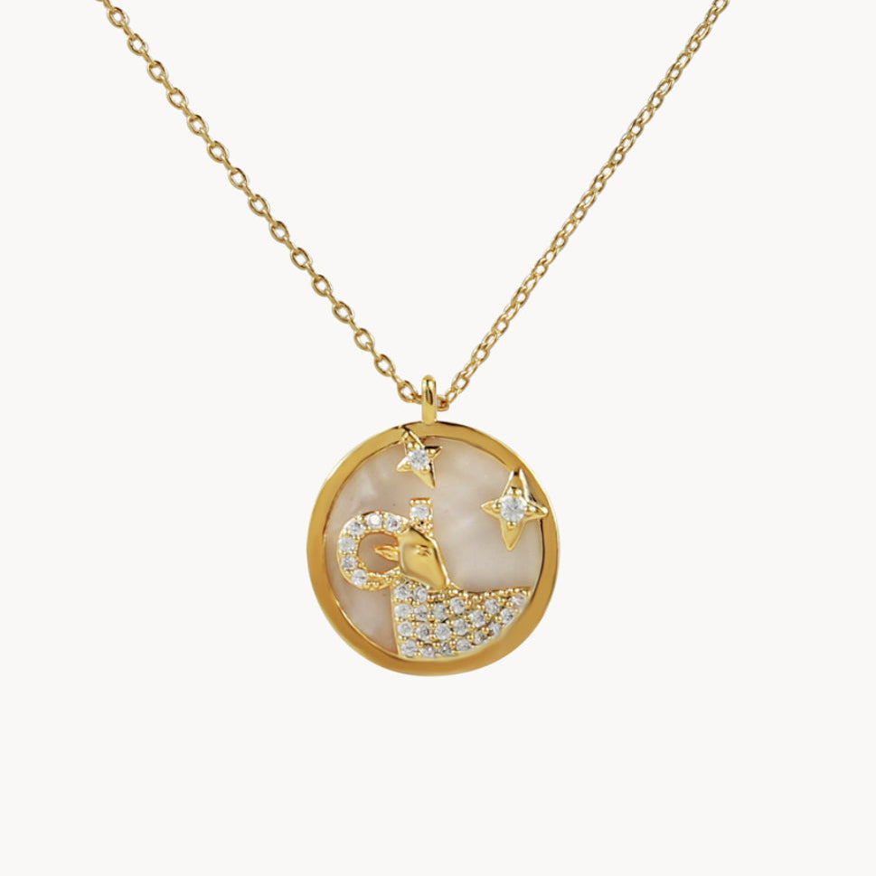 CELESTIAL ZODIAC MEDALLION