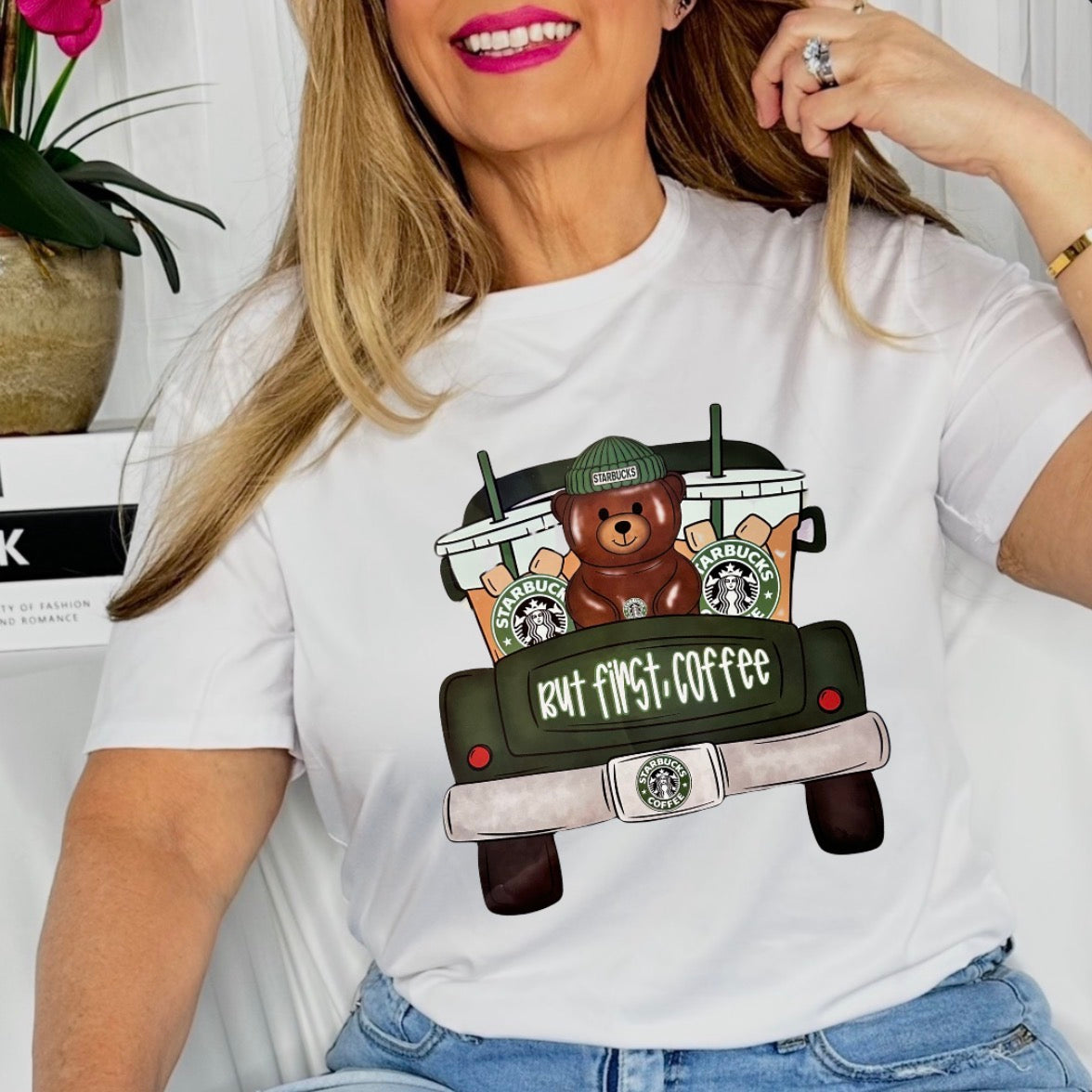 "BUT FIRST COFFEE"