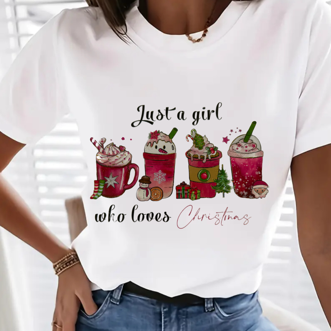 "JUST A GIRL WHO LOVE CHRISTMAS"