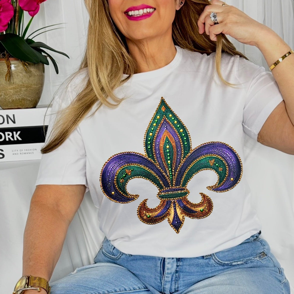 "MARDI GRAS FLEUR-DE-LIS"