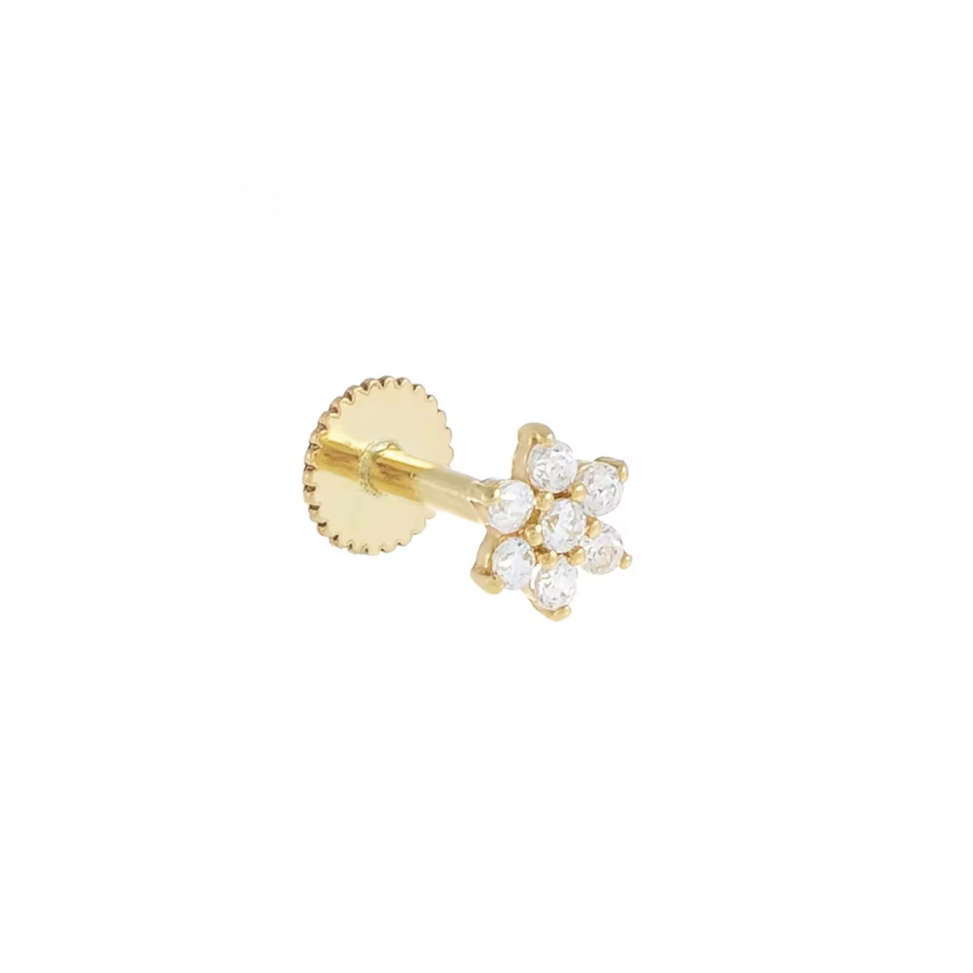 JL COLLECTION 24K DIAMOND FLOWER
