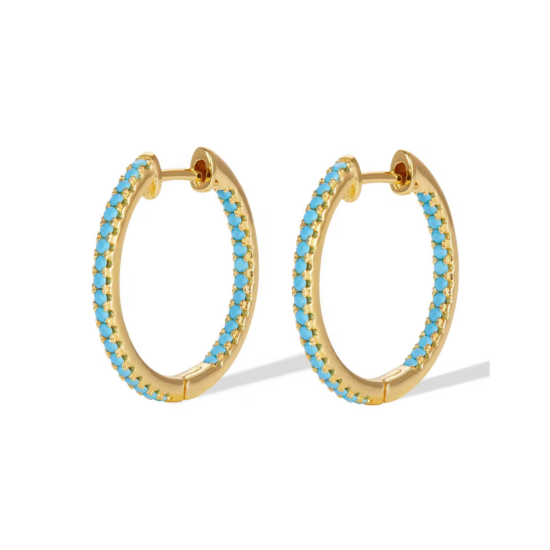 SEDONA TURQUOISE HOOP