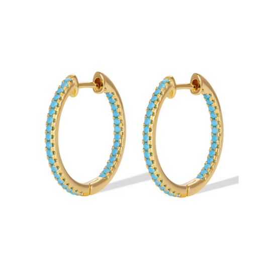 SEDONA TURQUOISE HOOP