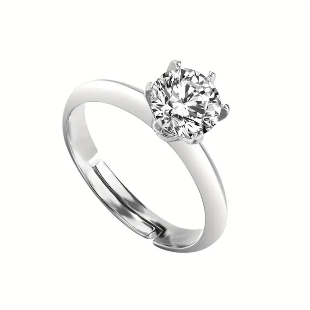JENN’S 1.0CT ROUND ADJ RING