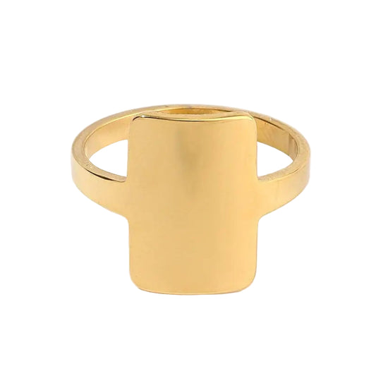 COSIMA FLAT SIGNET RING