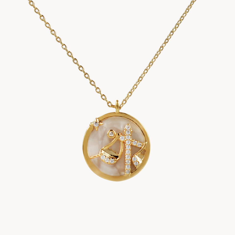 CELESTIAL ZODIAC MEDALLION