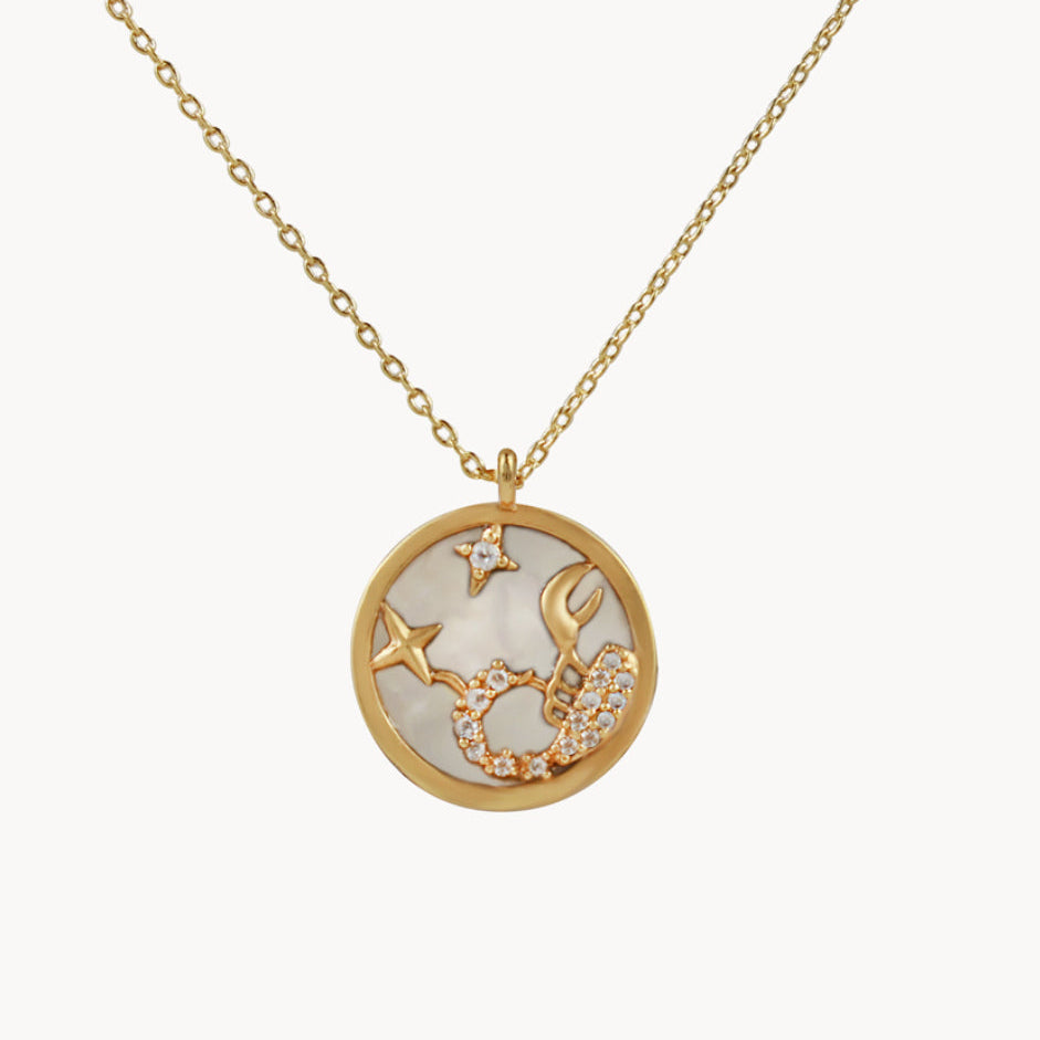 CELESTIAL ZODIAC MEDALLION
