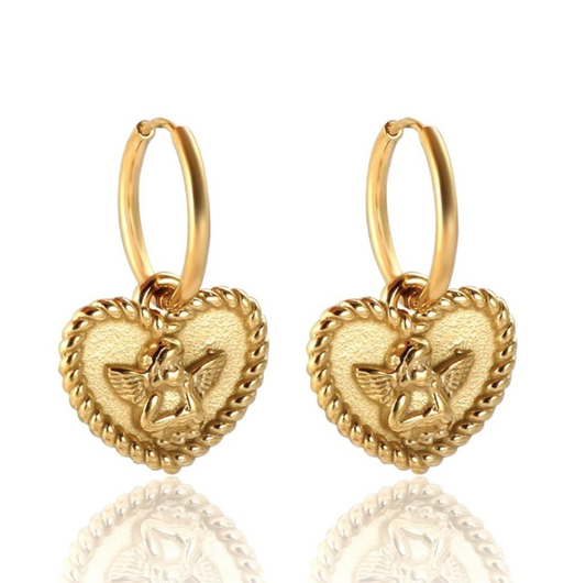 HEART OR ANGELS HOOPS
