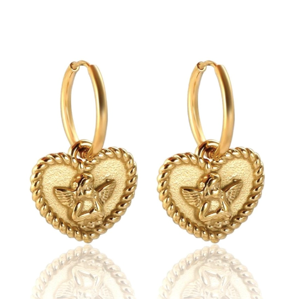 HEART OR ANGELS HOOPS