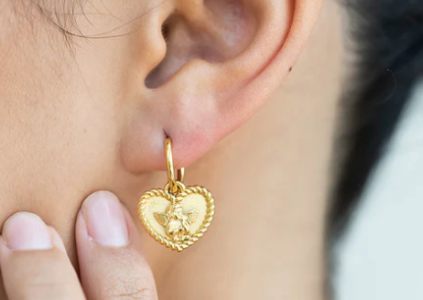 HEART OR ANGELS HOOPS