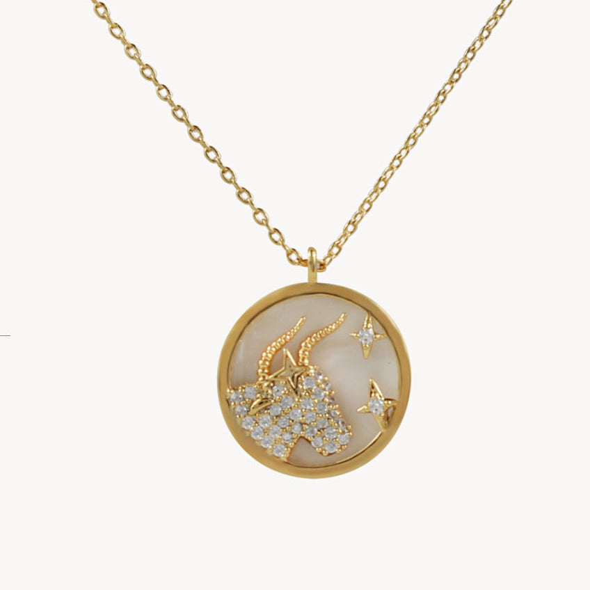 CELESTIAL ZODIAC MEDALLION
