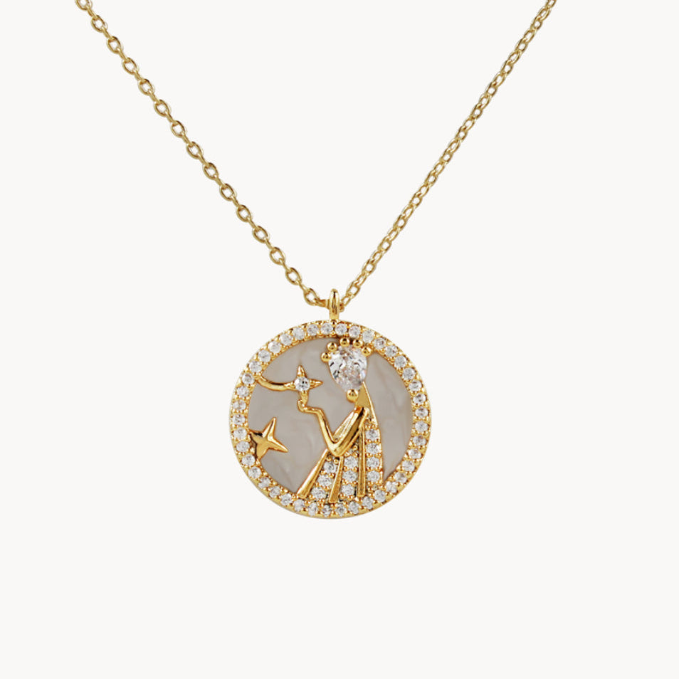 CELESTIAL ZODIAC MEDALLION